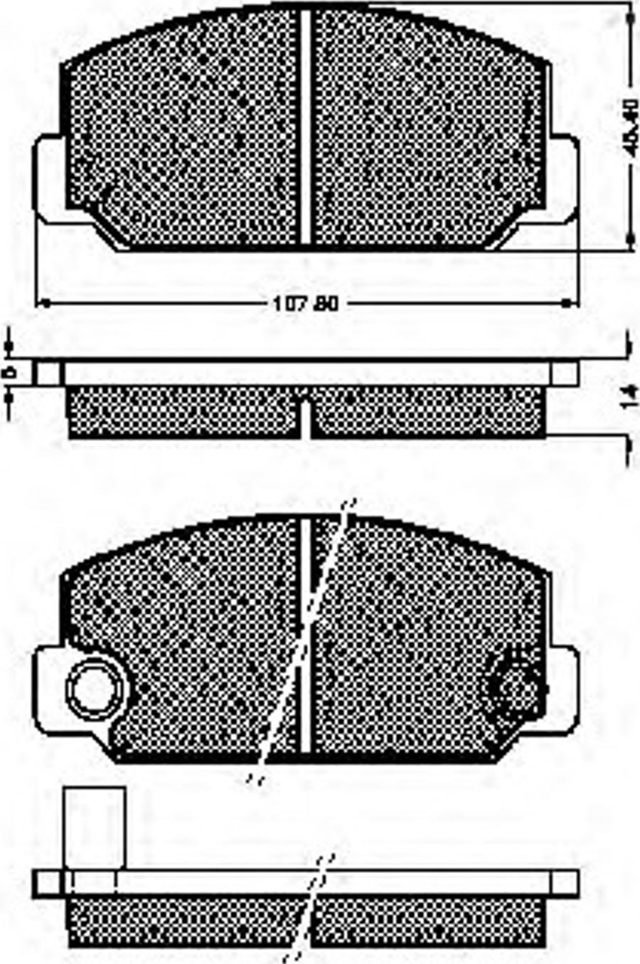 Spidan 32601 - Kit pastiglie freno, Freno a disco autozon.pro