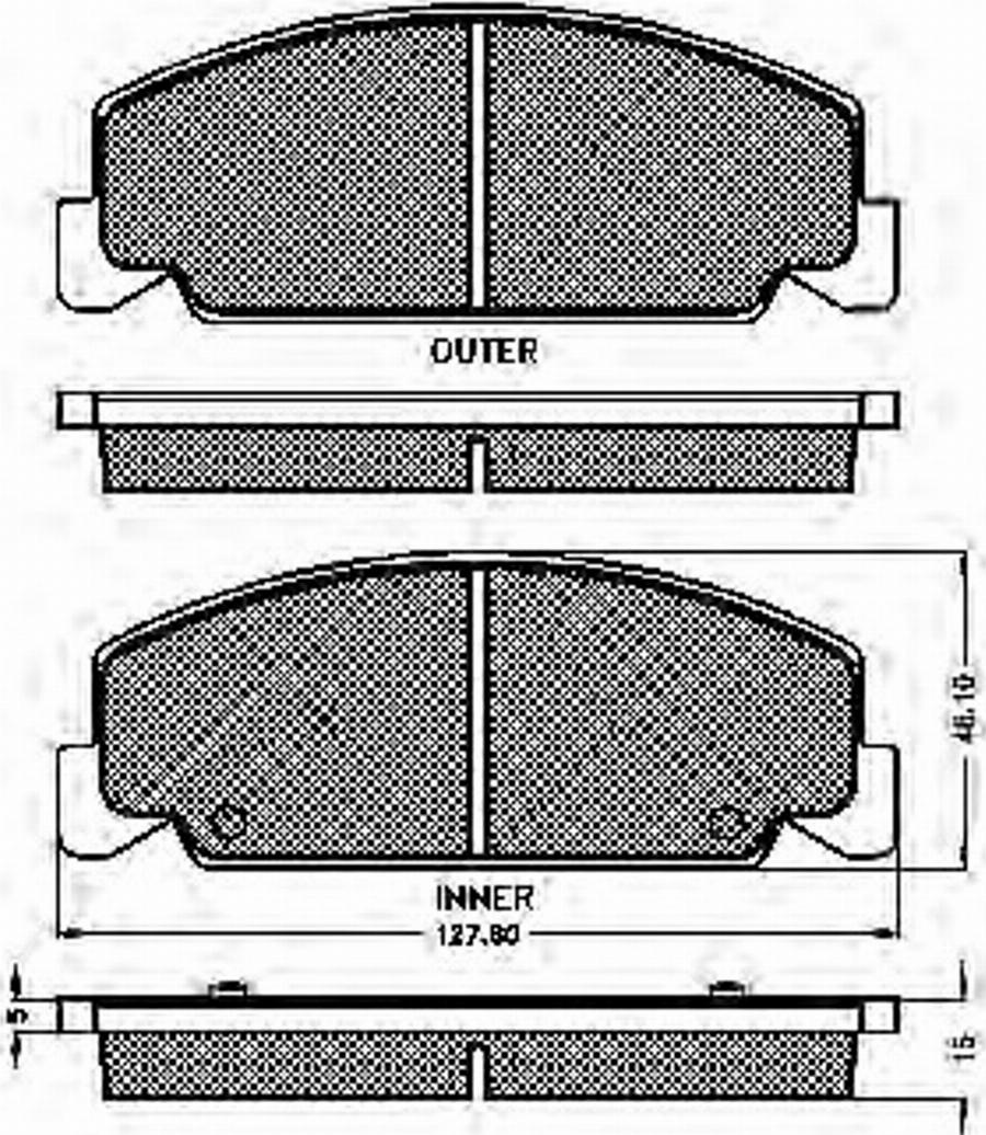 Spidan 32684 - Kit pastiglie freno, Freno a disco autozon.pro