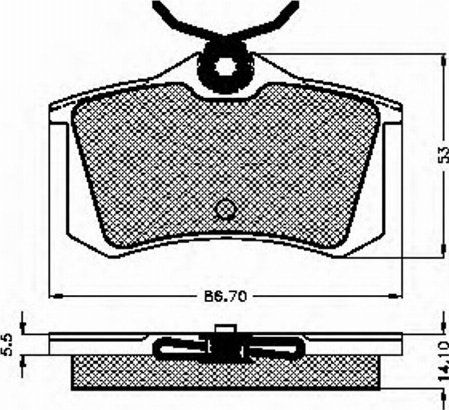 Spidan 32639 - Kit pastiglie freno, Freno a disco autozon.pro