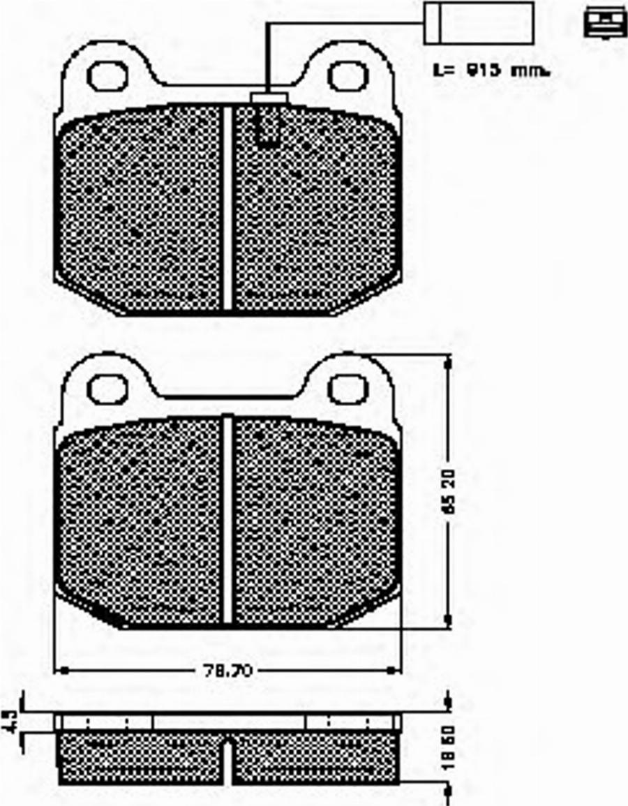 Spidan 32625 - Kit pastiglie freno, Freno a disco autozon.pro