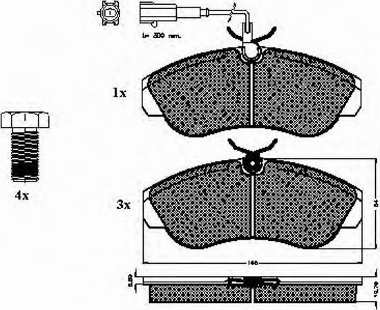 Spidan 32673 - Kit pastiglie freno, Freno a disco autozon.pro