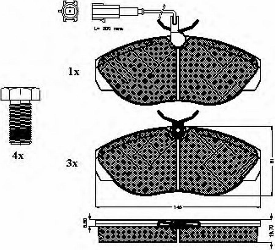 Spidan 32672 - Kit pastiglie freno, Freno a disco autozon.pro