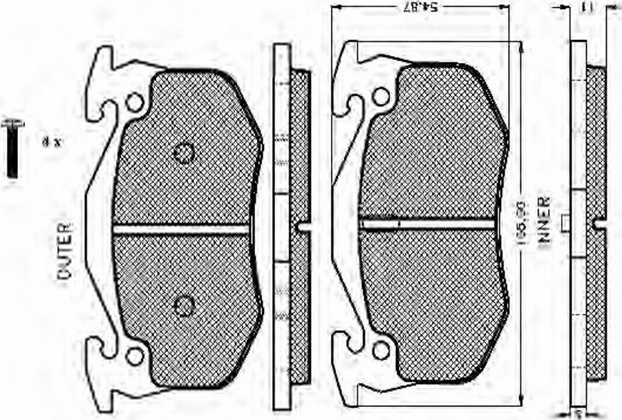 Spidan 32040 - Kit pastiglie freno, Freno a disco autozon.pro