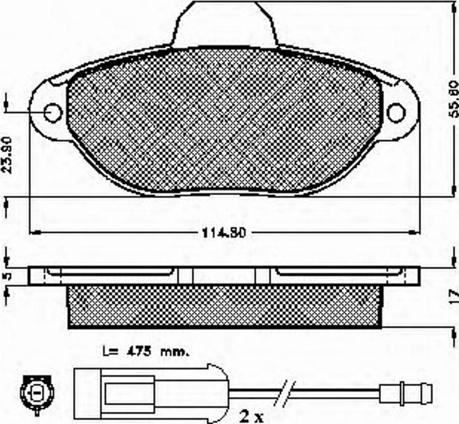 Spidan 32067 - Kit pastiglie freno, Freno a disco autozon.pro