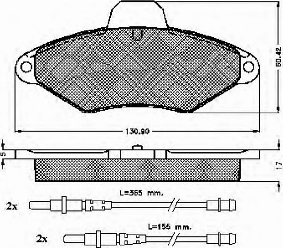 Spidan 32000 - Kit pastiglie freno, Freno a disco autozon.pro