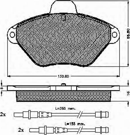 Spidan 32001 - Kit pastiglie freno, Freno a disco autozon.pro