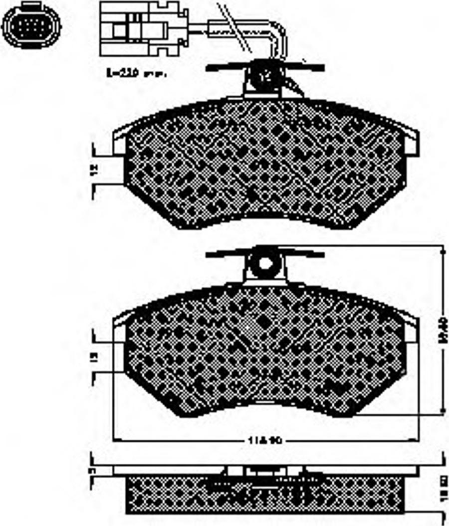 Spidan 32031 - Kit pastiglie freno, Freno a disco autozon.pro