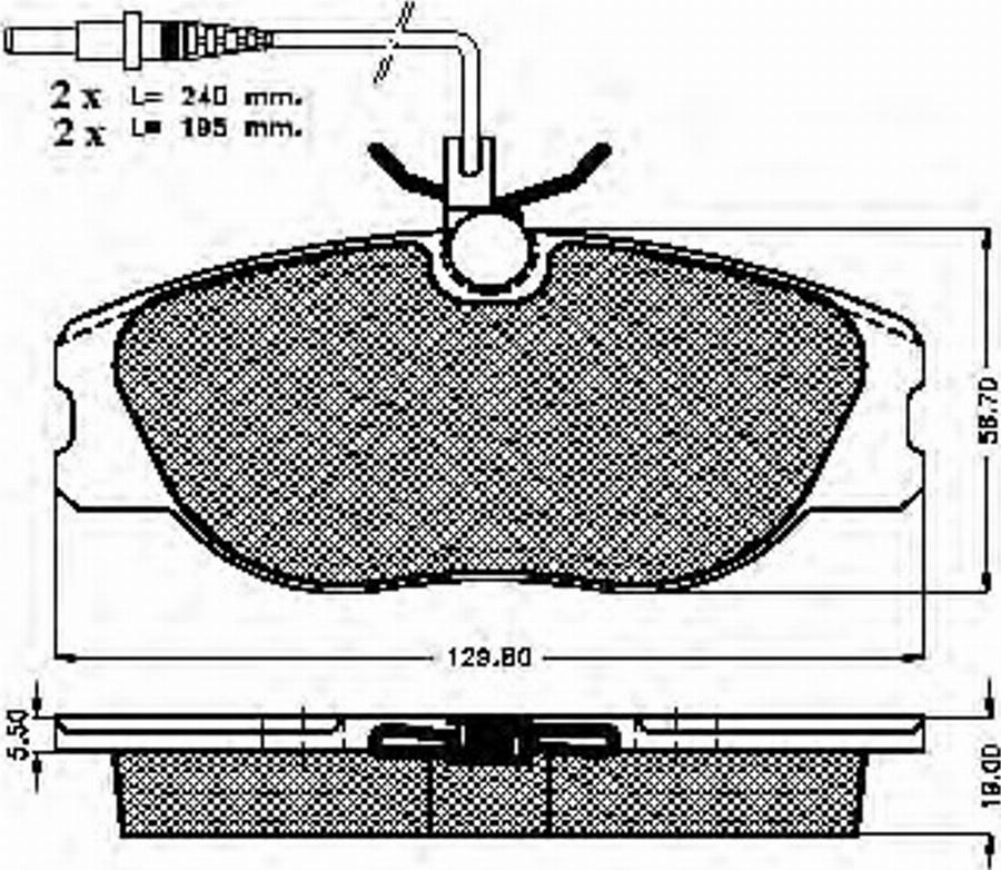 Spidan 32149 - Kit pastiglie freno, Freno a disco autozon.pro