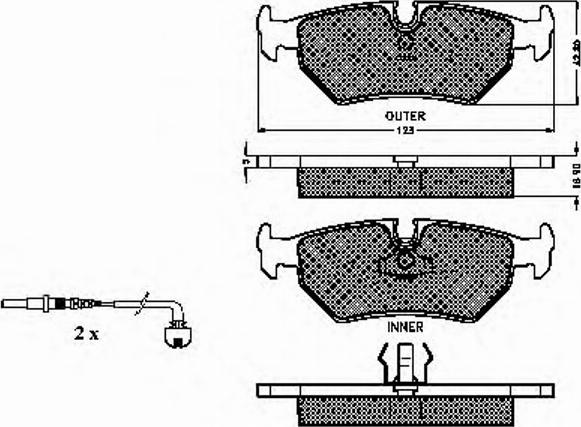 Spidan 32148 - Kit pastiglie freno, Freno a disco autozon.pro