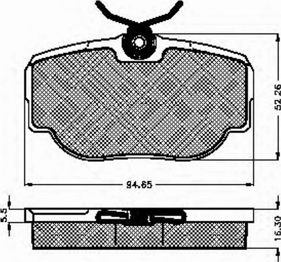 Spidan 32153 - Kit pastiglie freno, Freno a disco autozon.pro