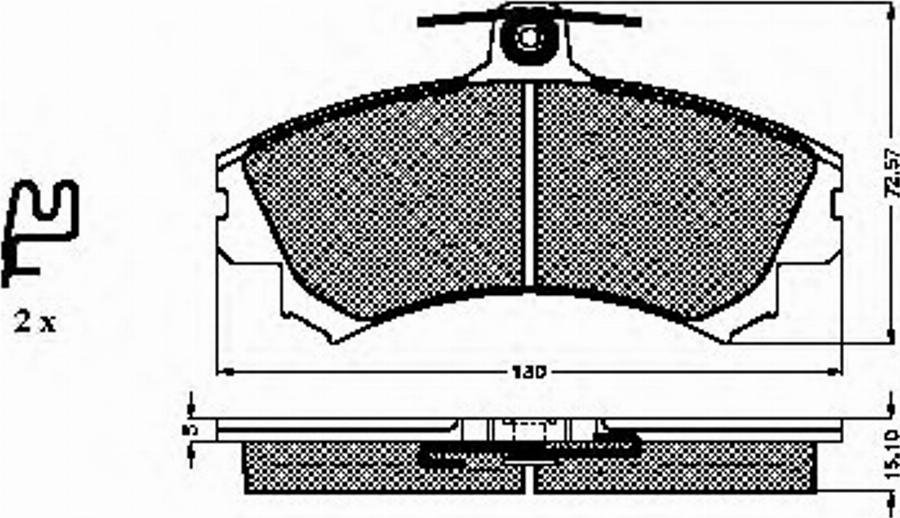 Spidan 32185 - Kit pastiglie freno, Freno a disco autozon.pro