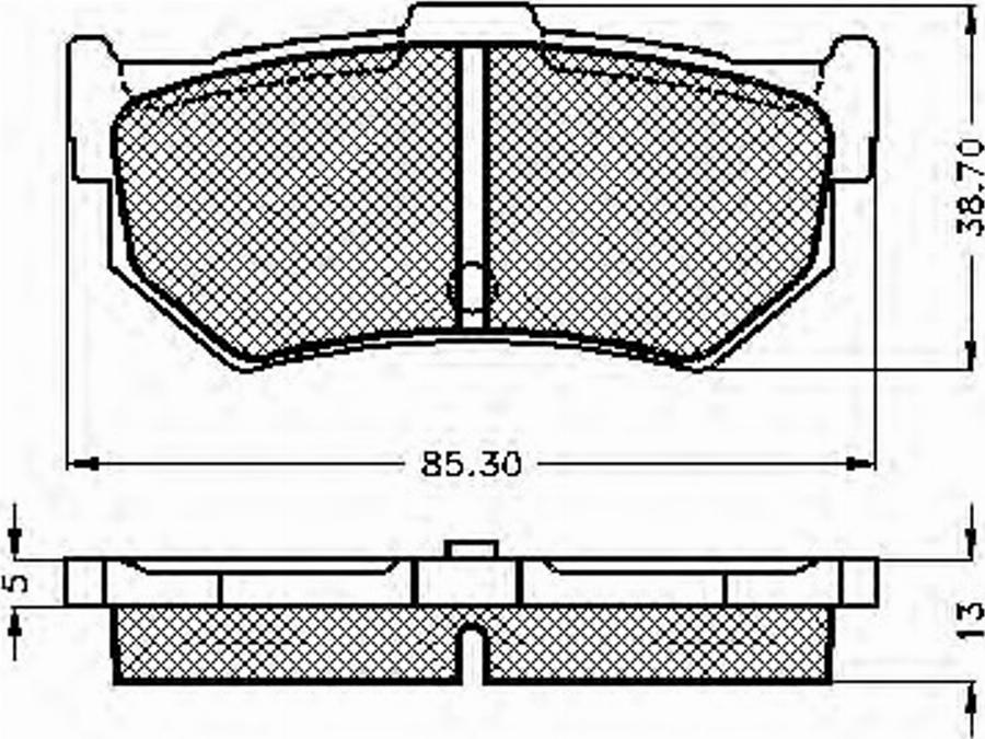 Spidan 32128 - Kit pastiglie freno, Freno a disco autozon.pro