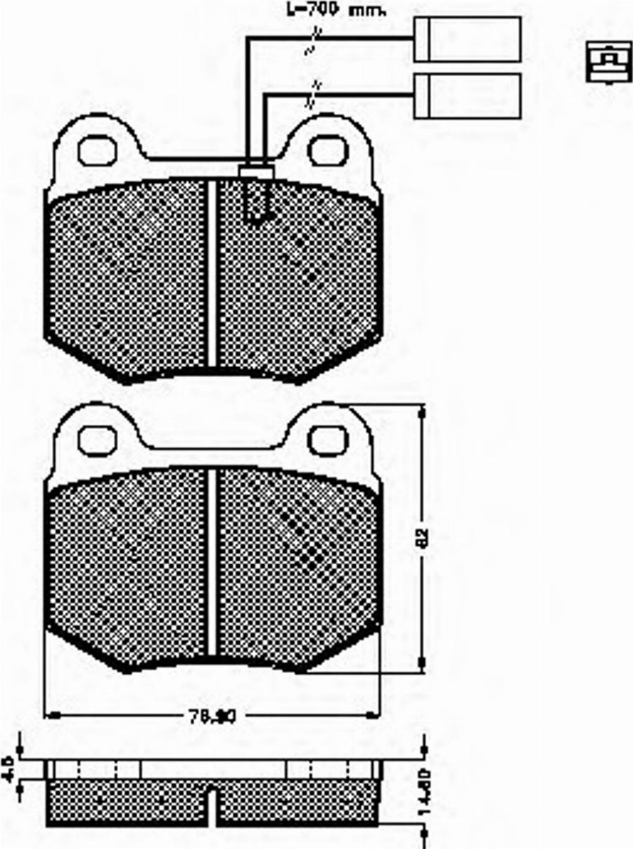 Spidan 32123 - Kit pastiglie freno, Freno a disco autozon.pro