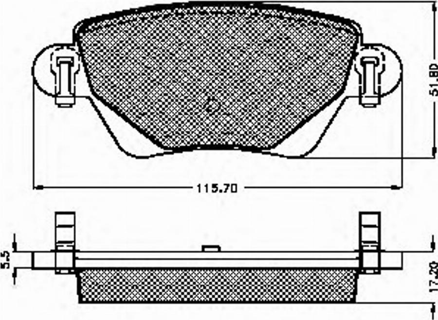 Spidan 32898 - Kit pastiglie freno, Freno a disco autozon.pro