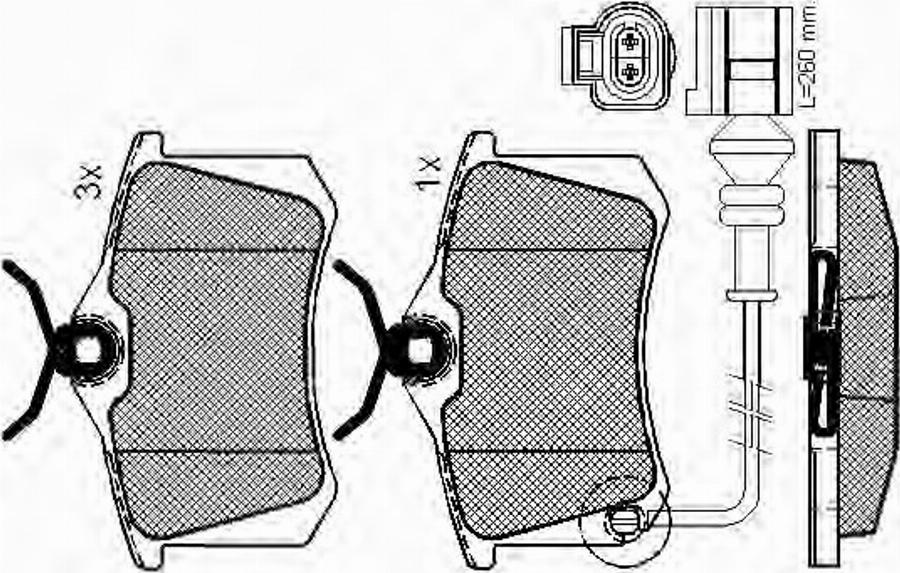 Spidan 32892 - Kit pastiglie freno, Freno a disco autozon.pro