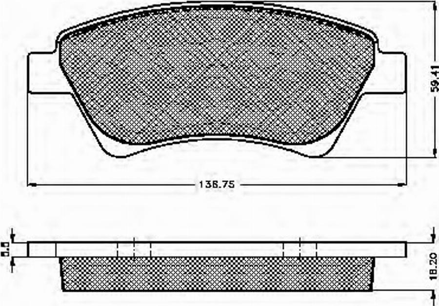 Spidan 32855 - Kit pastiglie freno, Freno a disco autozon.pro