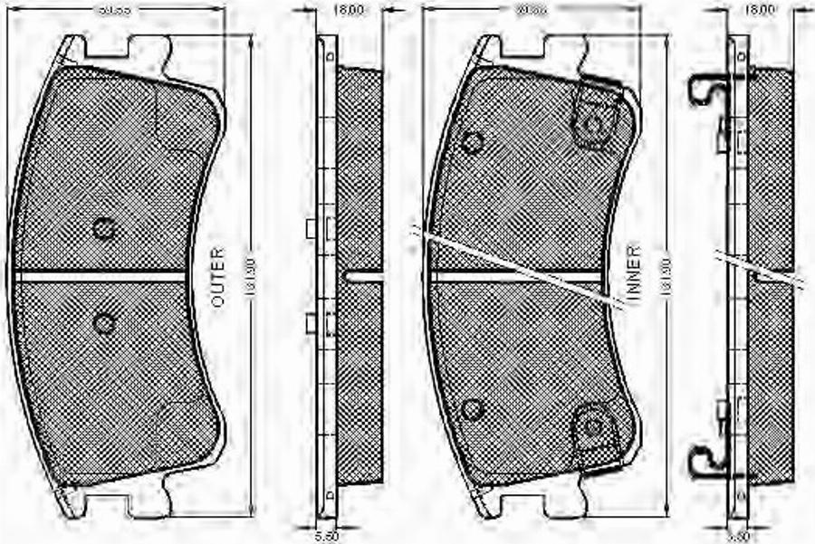 Spidan 32850 - Kit pastiglie freno, Freno a disco autozon.pro