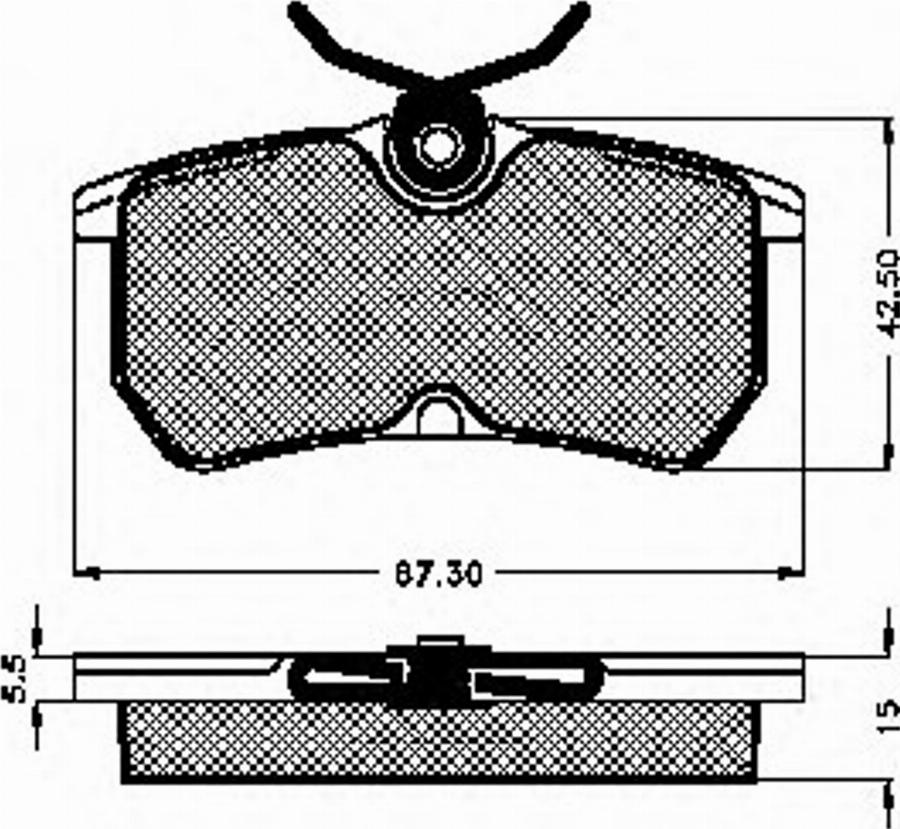 Spidan 32805 - Kit pastiglie freno, Freno a disco autozon.pro