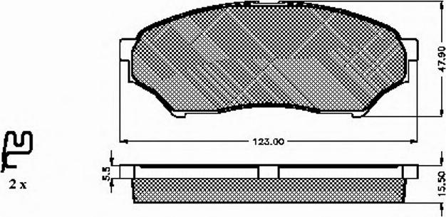 Spidan 32811 - Kit pastiglie freno, Freno a disco autozon.pro