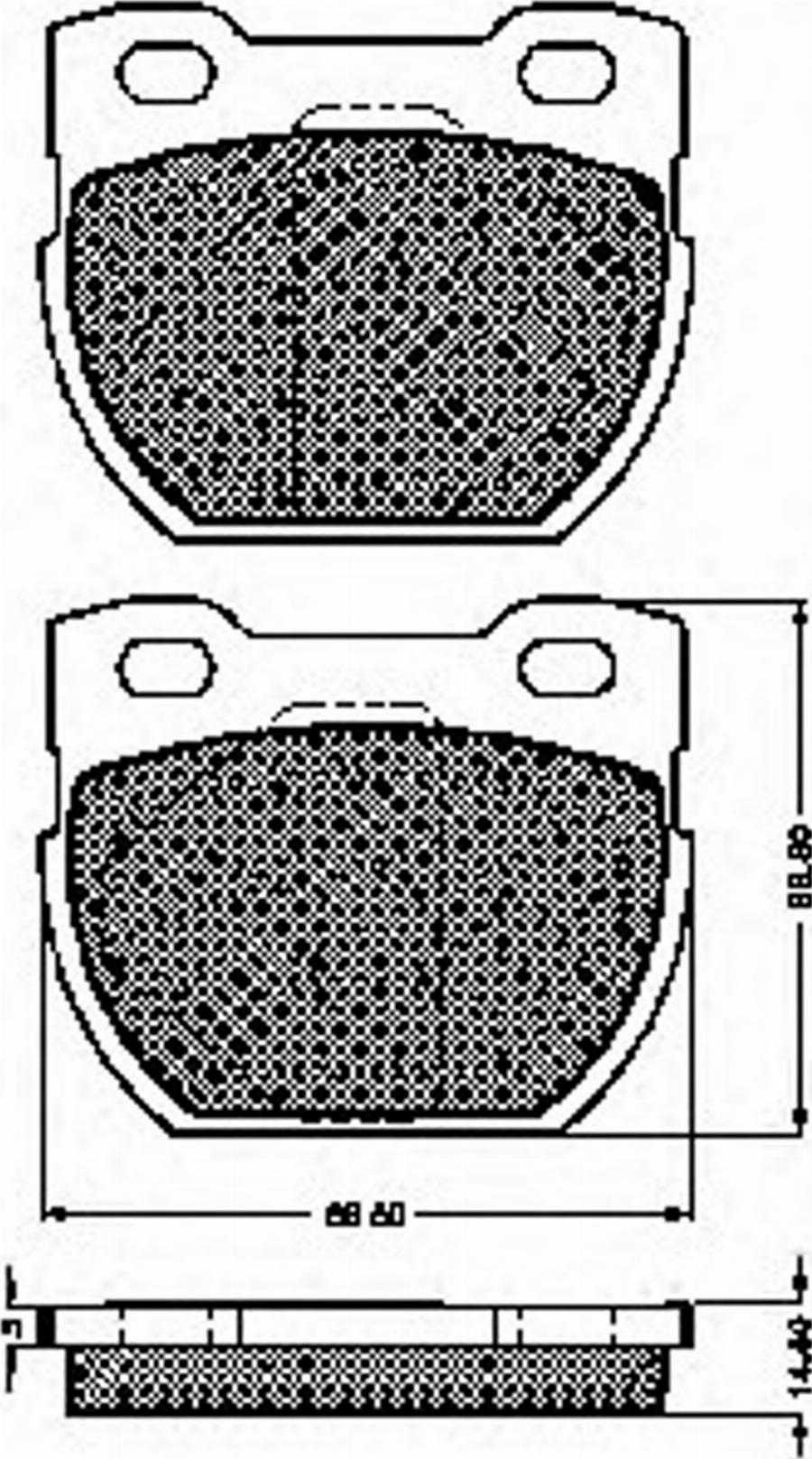 Spidan 32874 - Kit pastiglie freno, Freno a disco autozon.pro