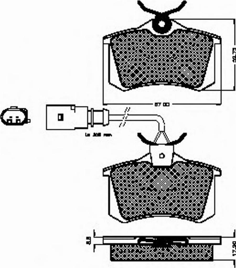 Spidan 32871 - Kit pastiglie freno, Freno a disco autozon.pro