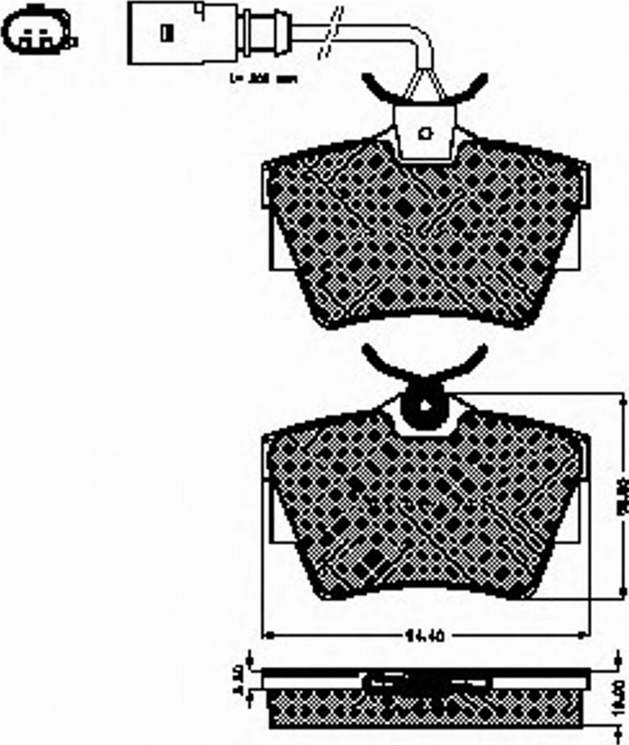 Spidan 32355 - Kit pastiglie freno, Freno a disco autozon.pro