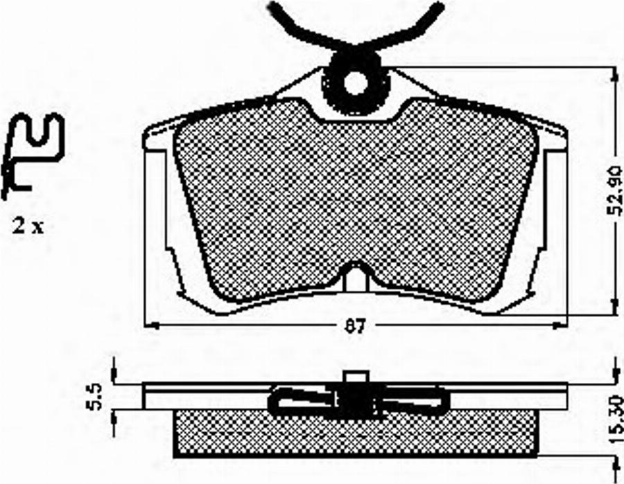 Spidan 32389 - Kit pastiglie freno, Freno a disco autozon.pro