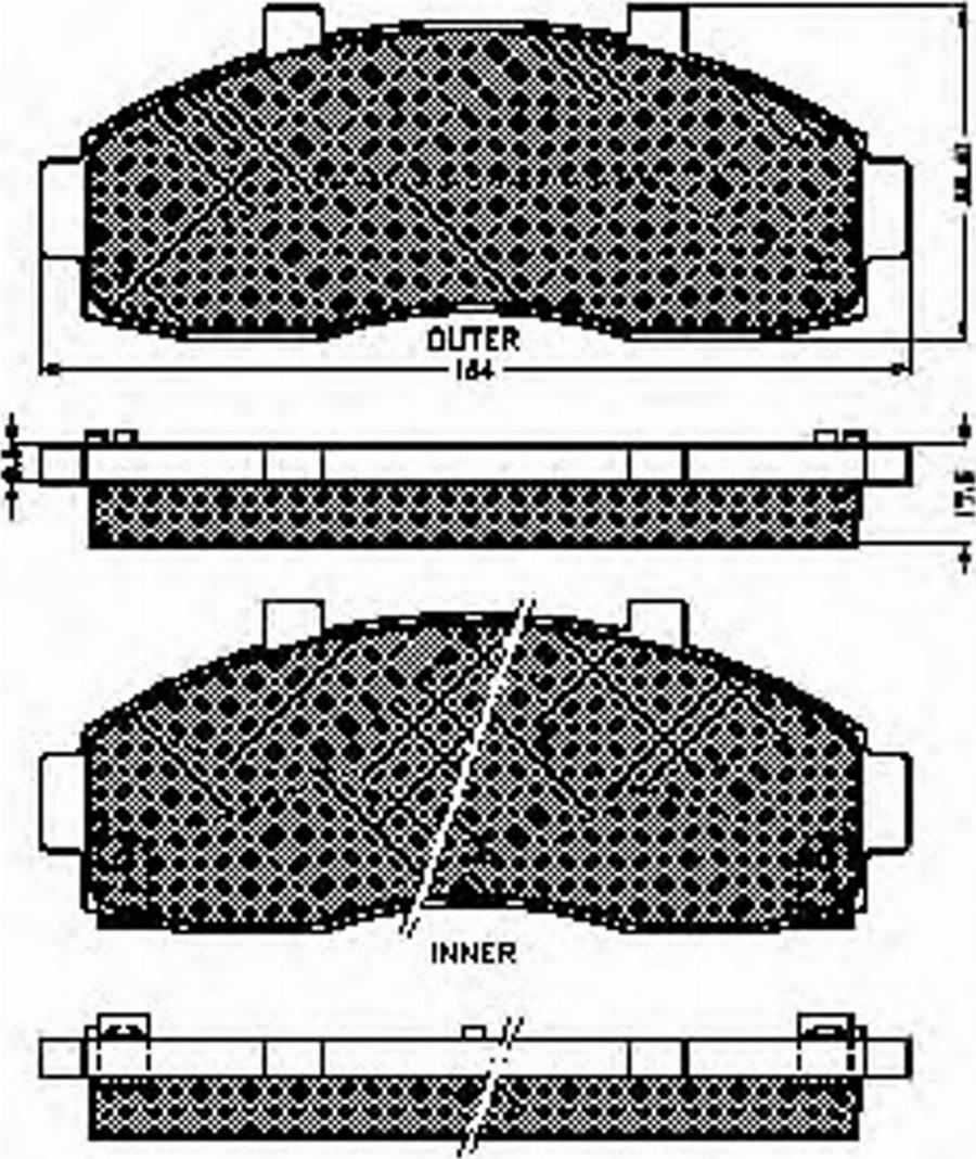 Spidan 32296 - Kit pastiglie freno, Freno a disco autozon.pro