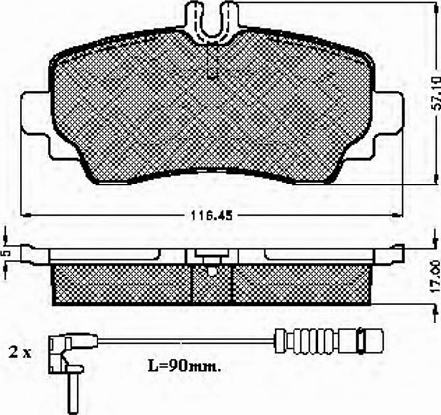 Spidan 32298 - Kit pastiglie freno, Freno a disco autozon.pro