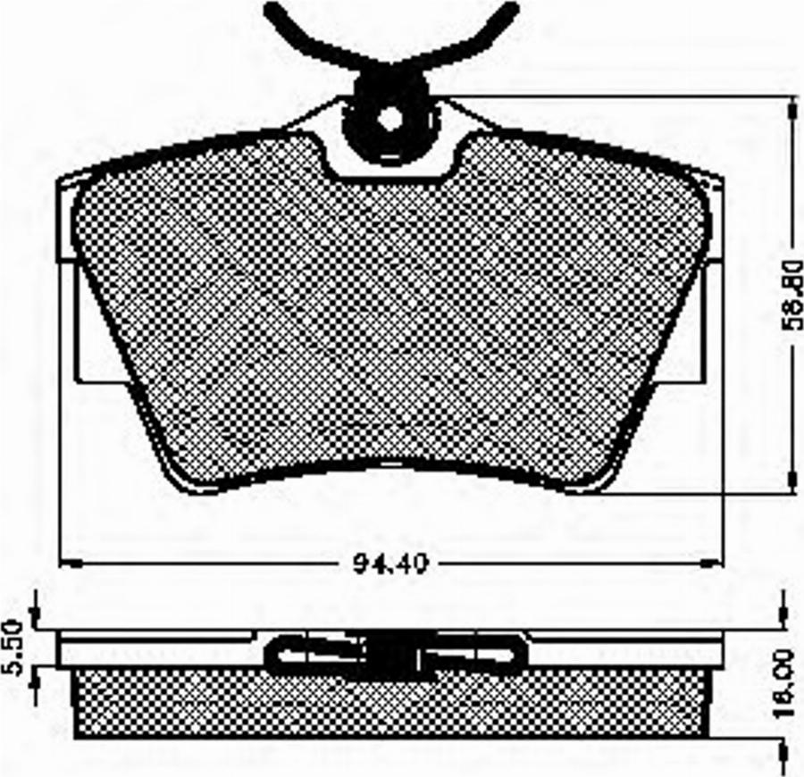 Spidan 32243 - Kit pastiglie freno, Freno a disco autozon.pro