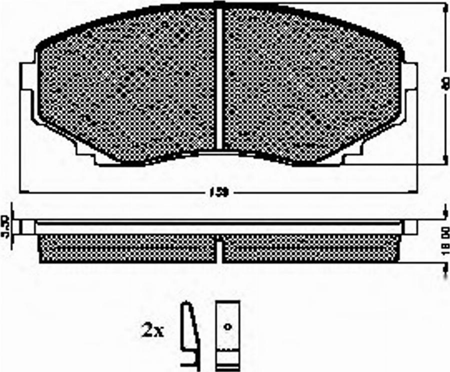 Spidan 32269 - Kit pastiglie freno, Freno a disco autozon.pro