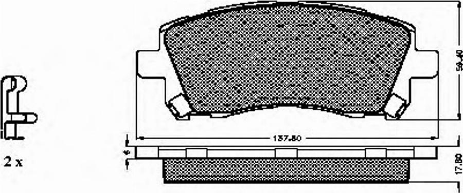 Spidan 32280 - Kit pastiglie freno, Freno a disco autozon.pro