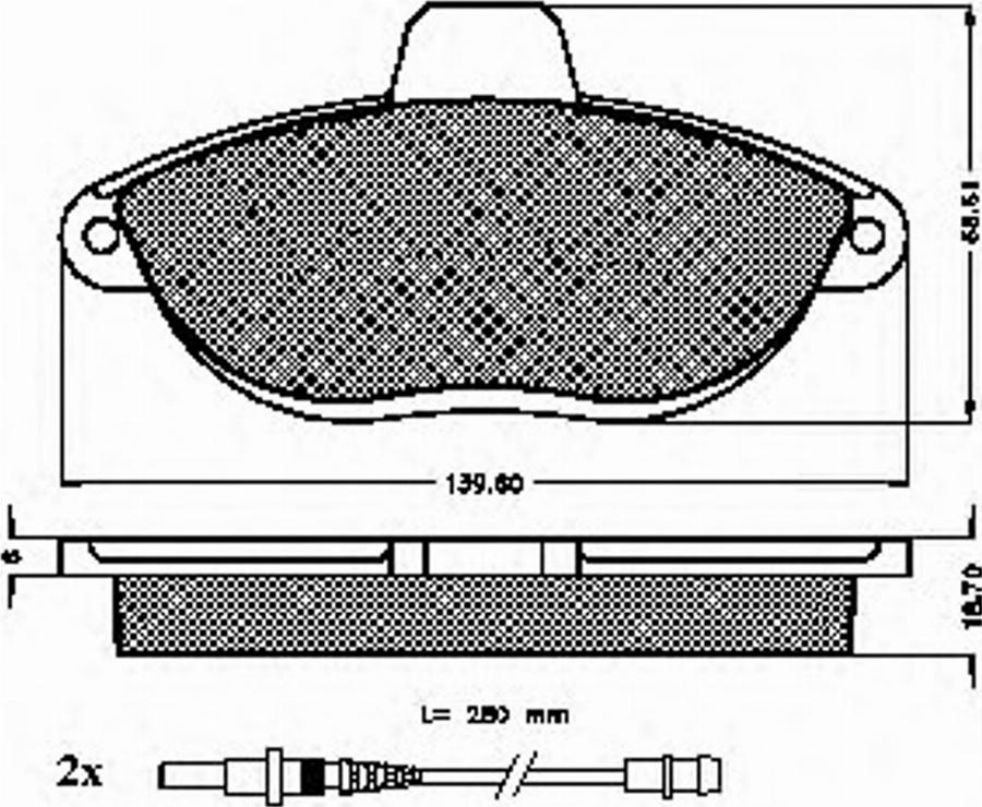 Spidan 32226 - Kit pastiglie freno, Freno a disco autozon.pro