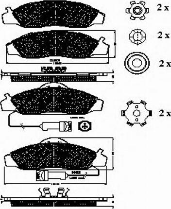 Spidan 32277 - Kit pastiglie freno, Freno a disco autozon.pro