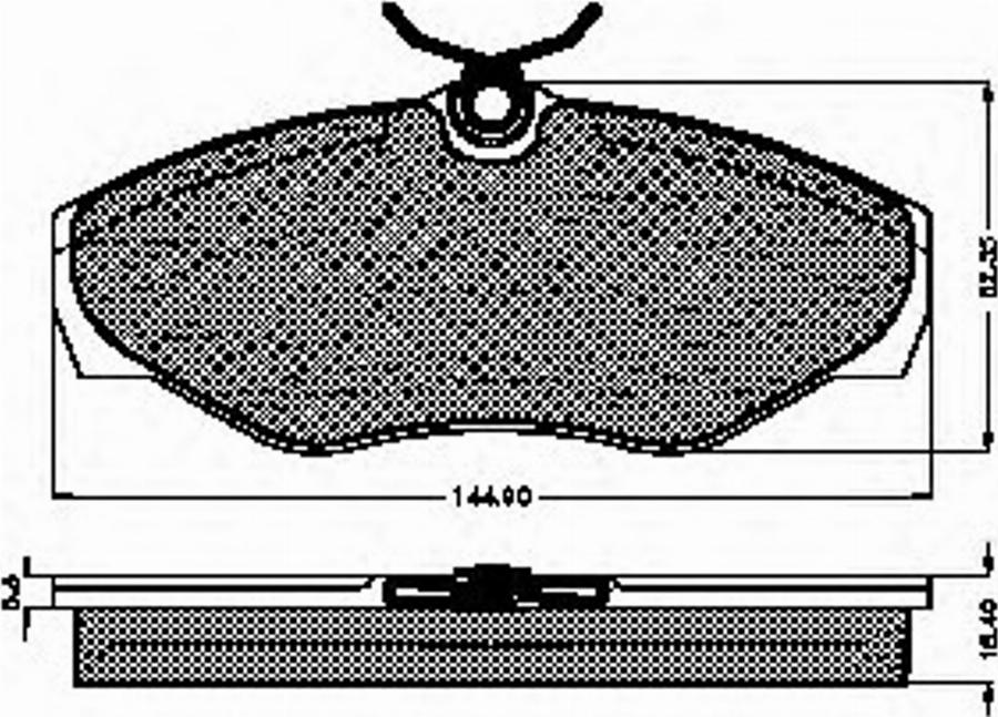 Spidan 32744 - Kit pastiglie freno, Freno a disco autozon.pro