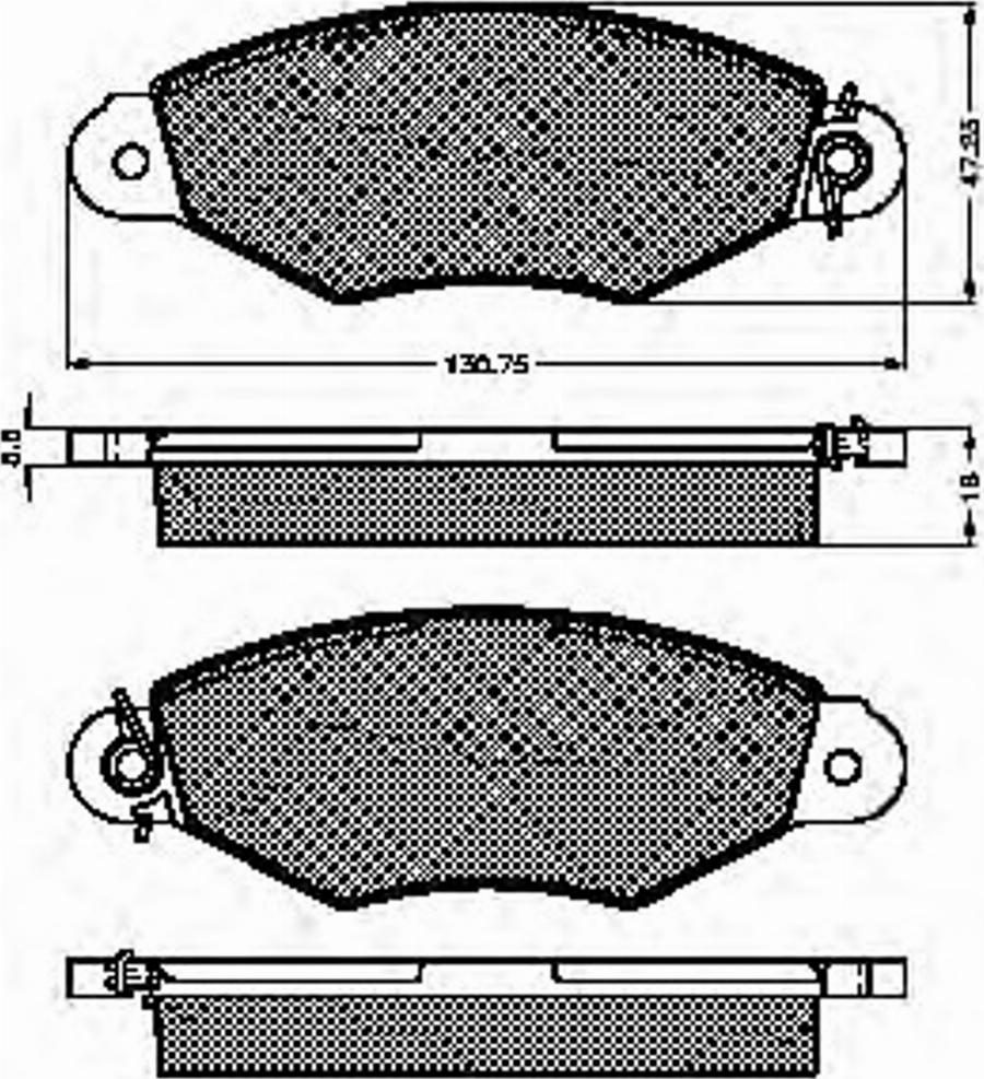 Spidan 32761 - Kit pastiglie freno, Freno a disco autozon.pro