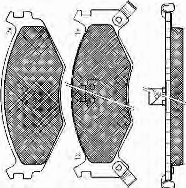 Spidan 32705 - Kit pastiglie freno, Freno a disco autozon.pro