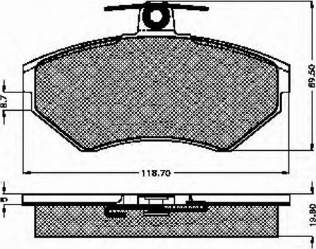 Spidan 32711 - Kit pastiglie freno, Freno a disco autozon.pro