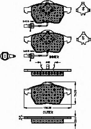 Spidan 32713 - Kit pastiglie freno, Freno a disco autozon.pro