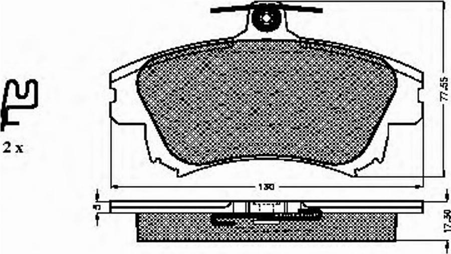 Spidan 32732 - Kit pastiglie freno, Freno a disco autozon.pro