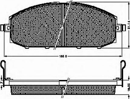 Spidan 32776 - Kit pastiglie freno, Freno a disco autozon.pro