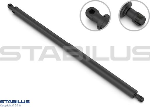 STABILUS 433572 - Ammortizatore pneumatico, Cofano bagagli / vano carico autozon.pro