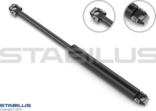 STABILUS 2334BC - Ammortizzatore pneumatico, Cofano motore autozon.pro