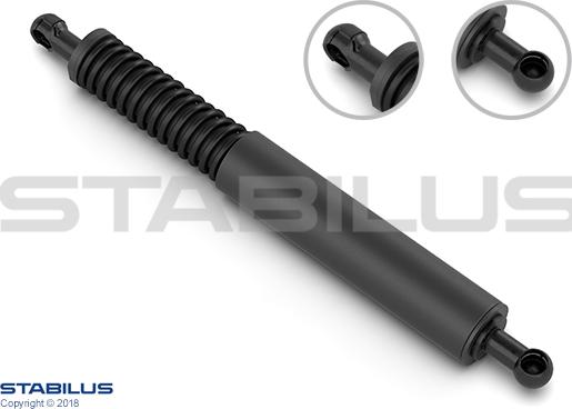 STABILUS 2815ZN - Ammortizatore pneumatico, Cofano bagagli / vano carico autozon.pro