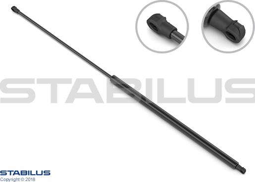 STABILUS 019856 - Ammortizatore pneumatico, Cofano bagagli / vano carico autozon.pro