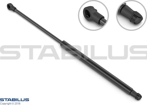 STABILUS 015496 - Ammortizatore pneumatico, Cofano bagagli / vano carico autozon.pro