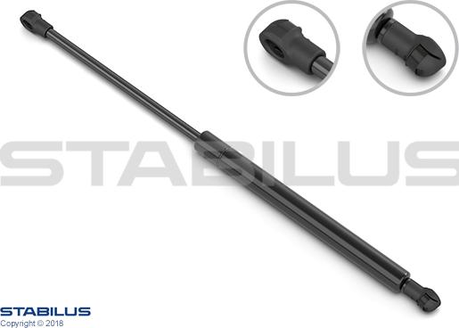 STABILUS 0744VM - Ammortizatore pneumatico, Cofano bagagli / vano carico autozon.pro