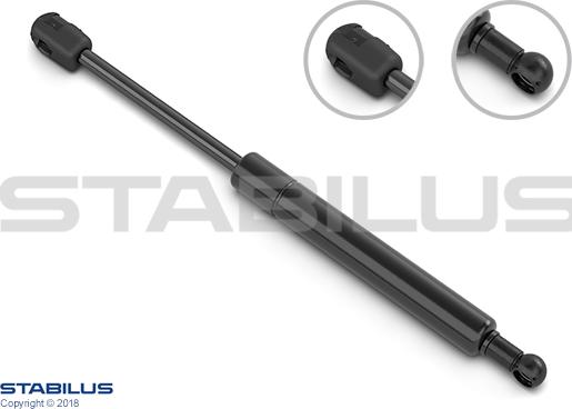 STABILUS 2479LO - Ammortizatore pneumatico, Cofano bagagli / vano carico autozon.pro