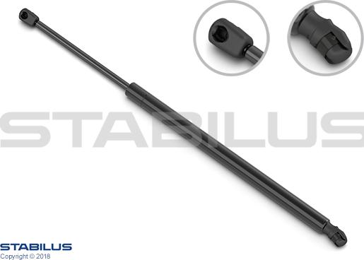 STABILUS 125238 - Ammortizatore pneumatico, Cofano bagagli / vano carico autozon.pro