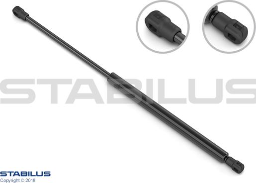 STABILUS 012129 - Ammortizatore pneumatico, Cofano bagagli / vano carico autozon.pro